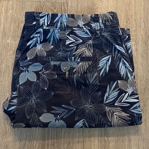 Blue Floral Linden Shorts Goodfellow & CO